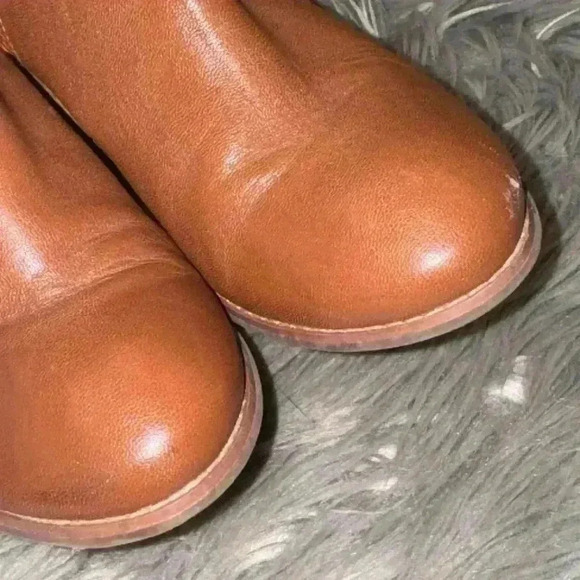 Anthropologie Seychelles Brown Side Zip Ankle Heel Bootie Size 8.5 - Picture 8 of 14